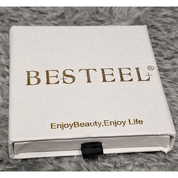 New Besteel Small Round Huggie Hoop Earrings Gold Plated Hypoallergenic Light - Picture 7 of 7